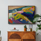 Murnau Mountain Landscape with Church, 1910 - Floater Framed Canvas Print