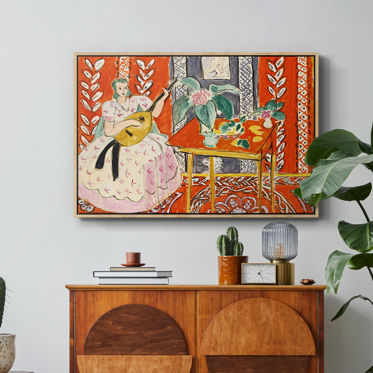 The Lute (Le luth), 1943 - Floater Framed Canvas Print