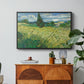 Green Wheat Field with Cypress, 1889 - Floater Framed Canvas Print