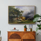 The Harvest Wagon (Der Heuwagen), c. 1850 - Floater Framed Canvas Print