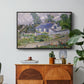 Houses in Auvers, 1890 - Floater Framed Canvas Print