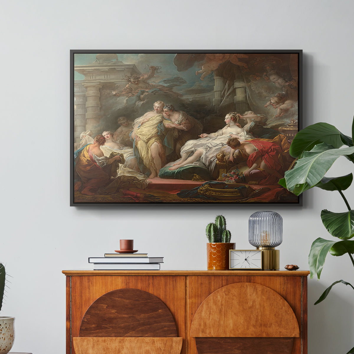 Psyche Showing Her Sisters Her Gifts from Cupid, 1753 - Floater Framed Canvas Print