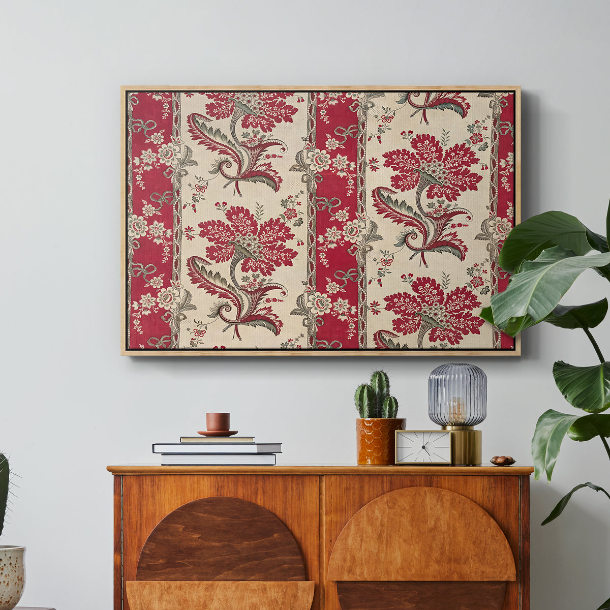 The Flowering Cornucopia (La Corne Fleurie), c. 1789-1850 - Floater Framed Canvas Print