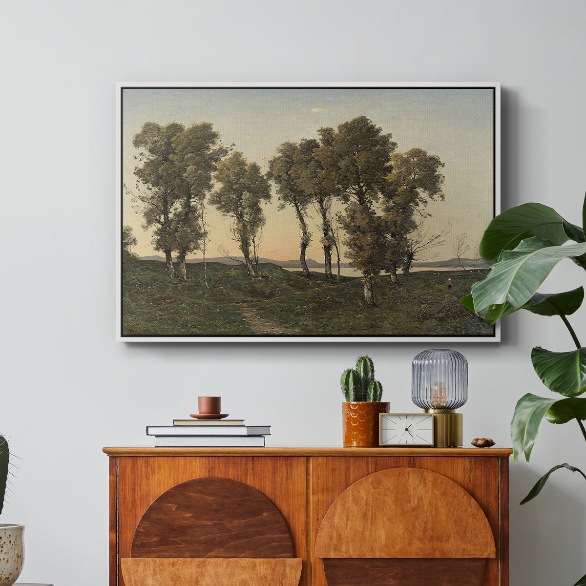 Autumn Evening, 1894 - Floater Framed Canvas Print