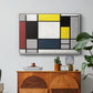 Composition with Yellow, Red, Black, Blue, and Gray, 1920 - Floater Framed Canvas Print