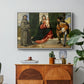 Madonna and Child with Saints Anthony of Padua and Roch, c. 1510 - Floater Framed Canvas Print