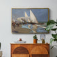 The Beach at Valencia, 1908 - Floater Framed Canvas Print