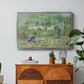 First Steps after Millet, 1890 - Floater Framed Canvas Print