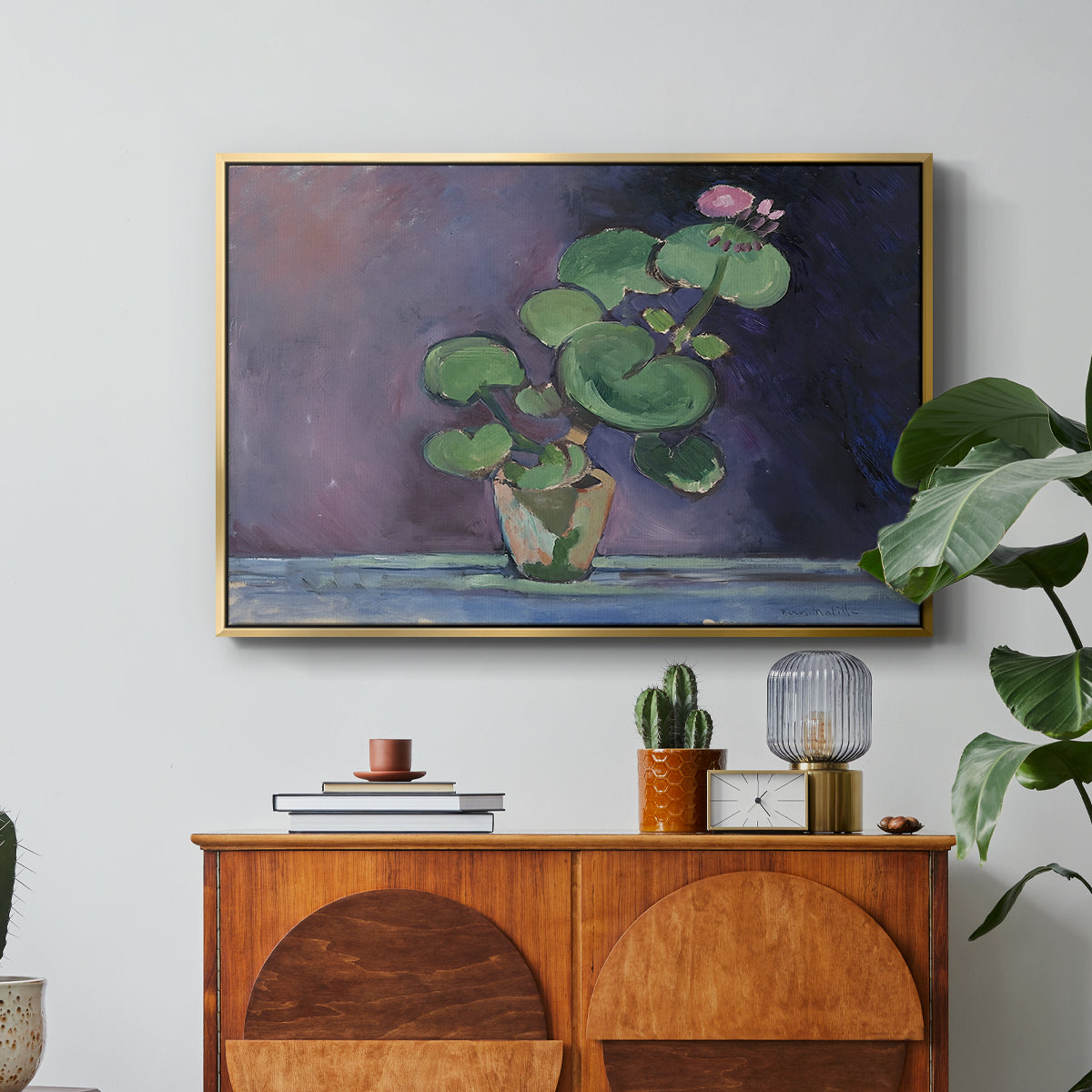 Geranium, 1909 - Floater Framed Canvas Print