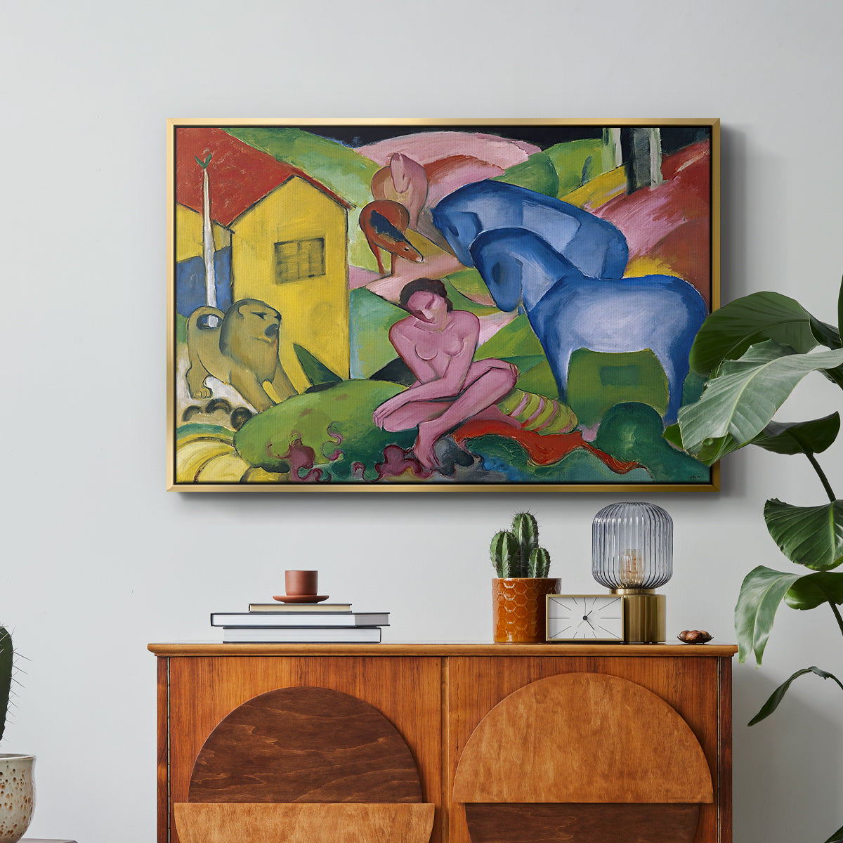 The Dream, 1912 - Floater Framed Canvas Print