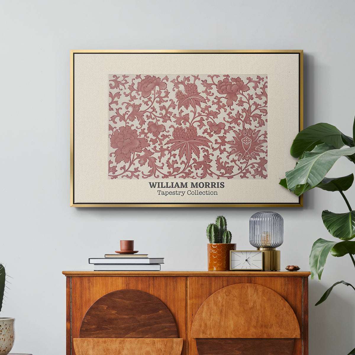 Examples of Chinese Ornament, Pl. XCIII (Morris Inspired), 1867 - Floater Framed Canvas Print