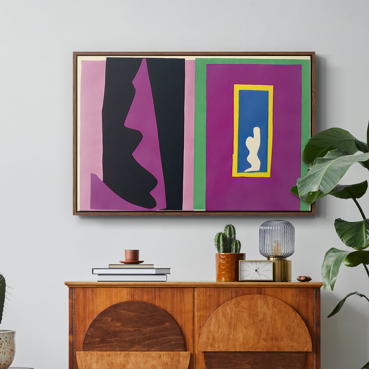 Destiny (Le destin), from Jazz, 1947 - Floater Framed Canvas Print
