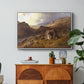 Lledr Valley in Wales, 1864 - Floater Framed Canvas Print