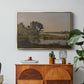 Landscape with a River, 1892 - Floater Framed Canvas Print
