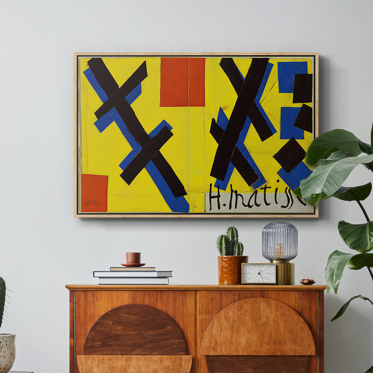 Cover Design for Matisse: His Art and His Public, 1951 - Floater Framed Canvas Print