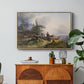 An Alpine Farm on the Untersberg, 1835 - Floater Framed Canvas Print