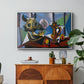 Still Life with Bull's Skull, 1939 - Floater Framed Canvas Print