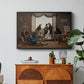 A Group of Danish Artists in Rome, 1837 - Floater Framed Canvas Print