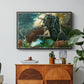 Campfire, Adirondacks, 1892 - Floater Framed Canvas Print