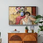 Woman Seated in an Armchair, c. 1920 - Floater Framed Canvas Print