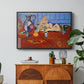 Still Life with a Pewter Jug and Pink Statuette, 1910 - Floater Framed Canvas Print