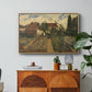 Garden of a Florist (The Flower Garden), 1864 - Floater Framed Canvas Print
