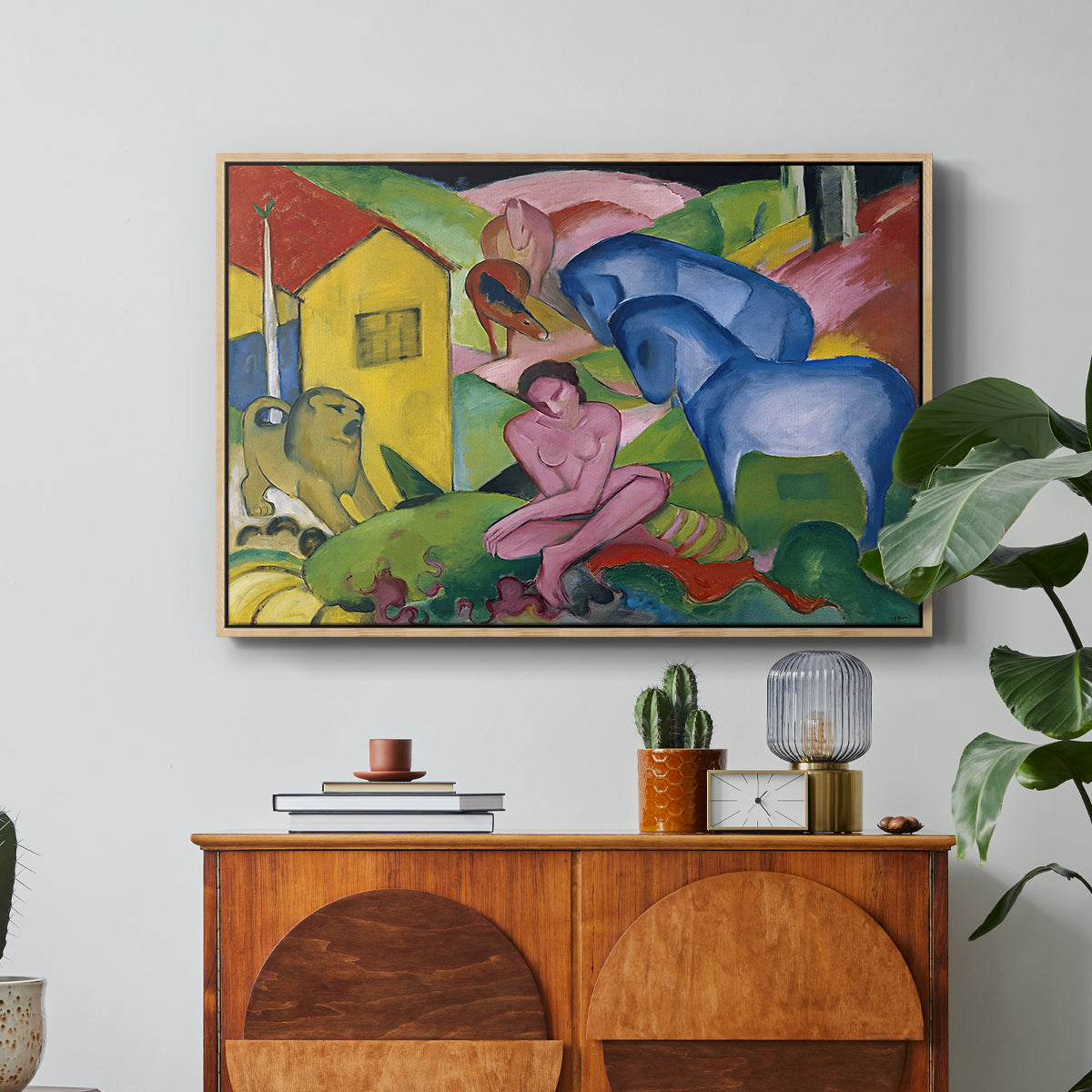 The Dream, 1912 - Floater Framed Canvas Print