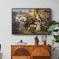 Romans Gathered for Merriment at an Osteria, 1839 - Floater Framed Canvas Print