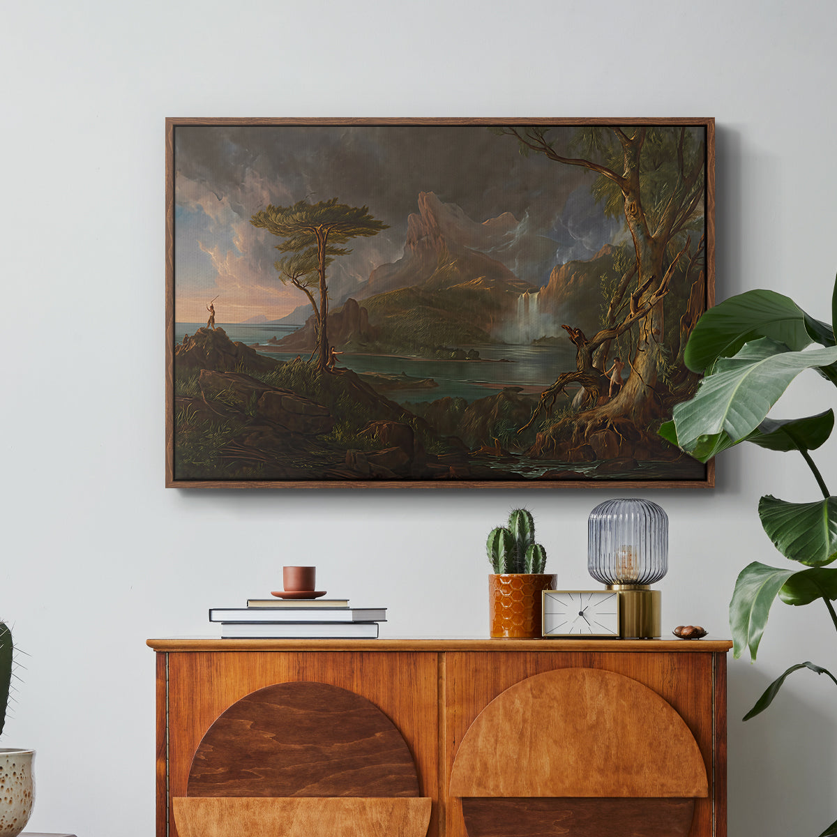 A Wild Scene, 1831-1832 - Floater Framed Canvas Print