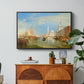 Venice: The Dogana and San Giorgio Maggiore, 1834 - Floater Framed Canvas Print