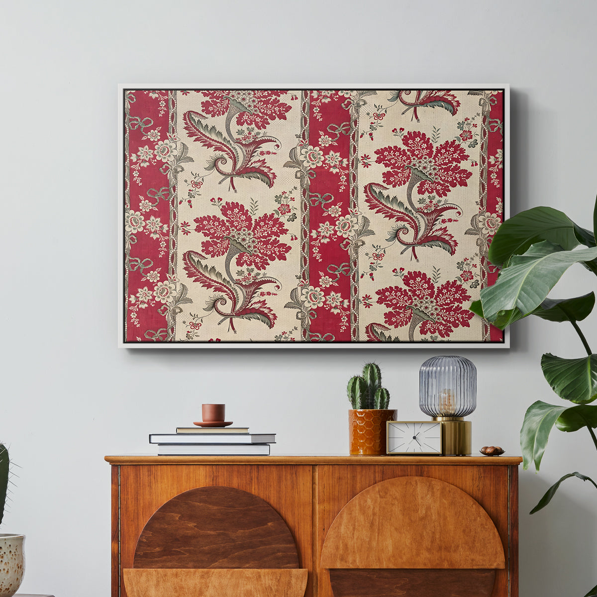 The Flowering Cornucopia (La Corne Fleurie), c. 1789-1850 - Floater Framed Canvas Print