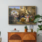 Romans Gathered for Merriment at an Osteria, 1839 - Floater Framed Canvas Print