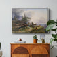 An Alpine Farm on the Untersberg, 1835 - Floater Framed Canvas Print