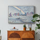 Entrance to the Port of Honfleur, 1899 - Floater Framed Canvas Print
