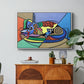 A Dog Named Picasso - Floater Framed Canvas Print