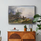 An Alpine Farm on the Untersberg, 1835 - Floater Framed Canvas Print