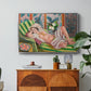 Odalisque Couchée Aux Magnolias, c. 1923 - Floater Framed Canvas Print