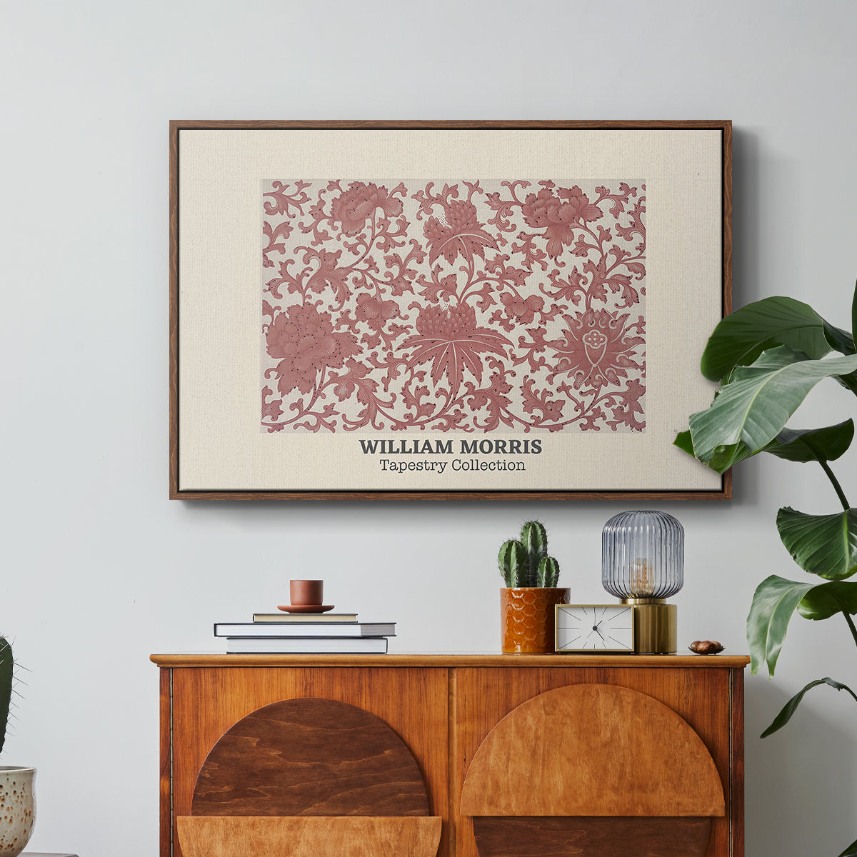 Examples of Chinese Ornament, Pl. XCIII (Morris Inspired), 1867 - Floater Framed Canvas Print