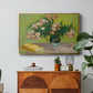 Vase with Oleanders and Books, 1888 - Floater Framed Canvas Print