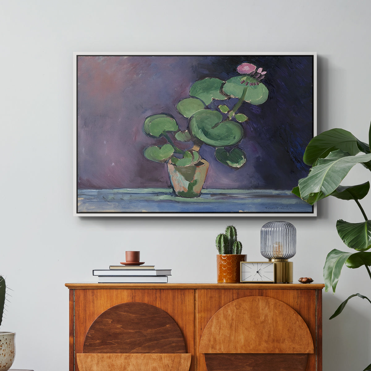 Geranium, 1909 - Floater Framed Canvas Print
