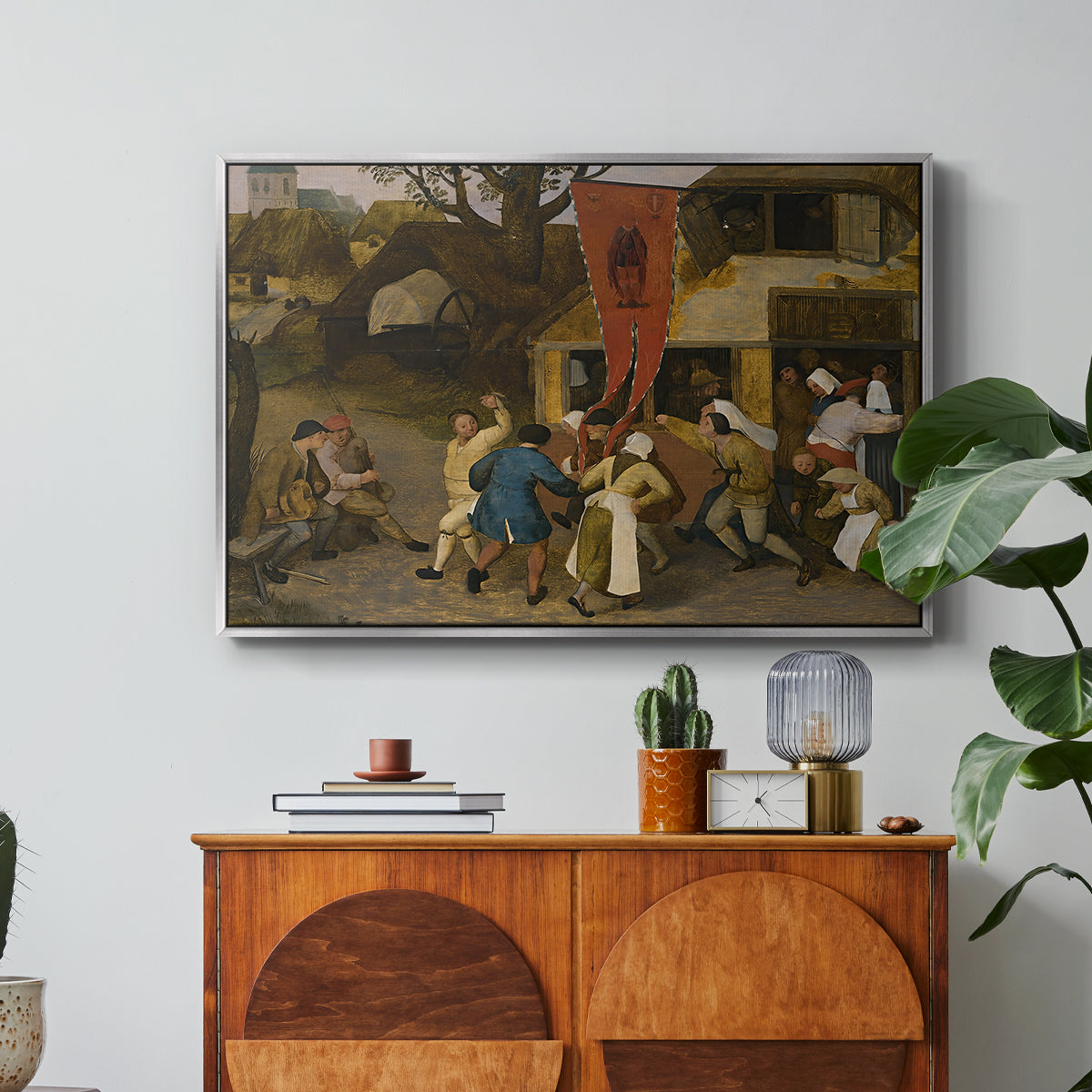A Village Fair, c. 1567-1569 - Floater Framed Canvas Print