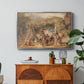 Figures and Animals in a Vineyard, c. 1829 - Floater Framed Canvas Print