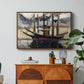 Two Boats Side by Side, Port of Marseilles, c. 1916 - Floater Framed Canvas Print