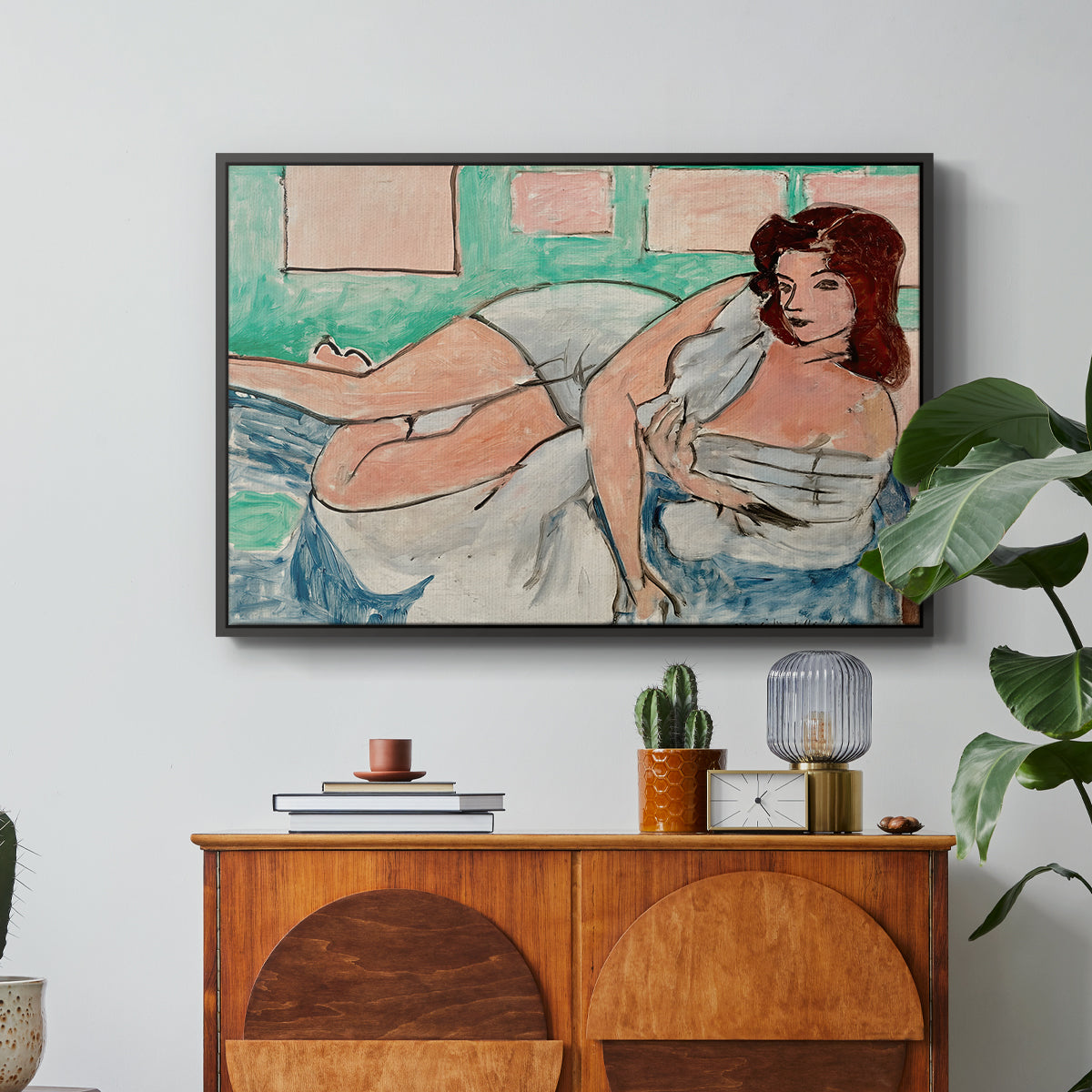 Nude in a Bathrobe (Nu au peignoir), 1941 - Floater Framed Canvas Print