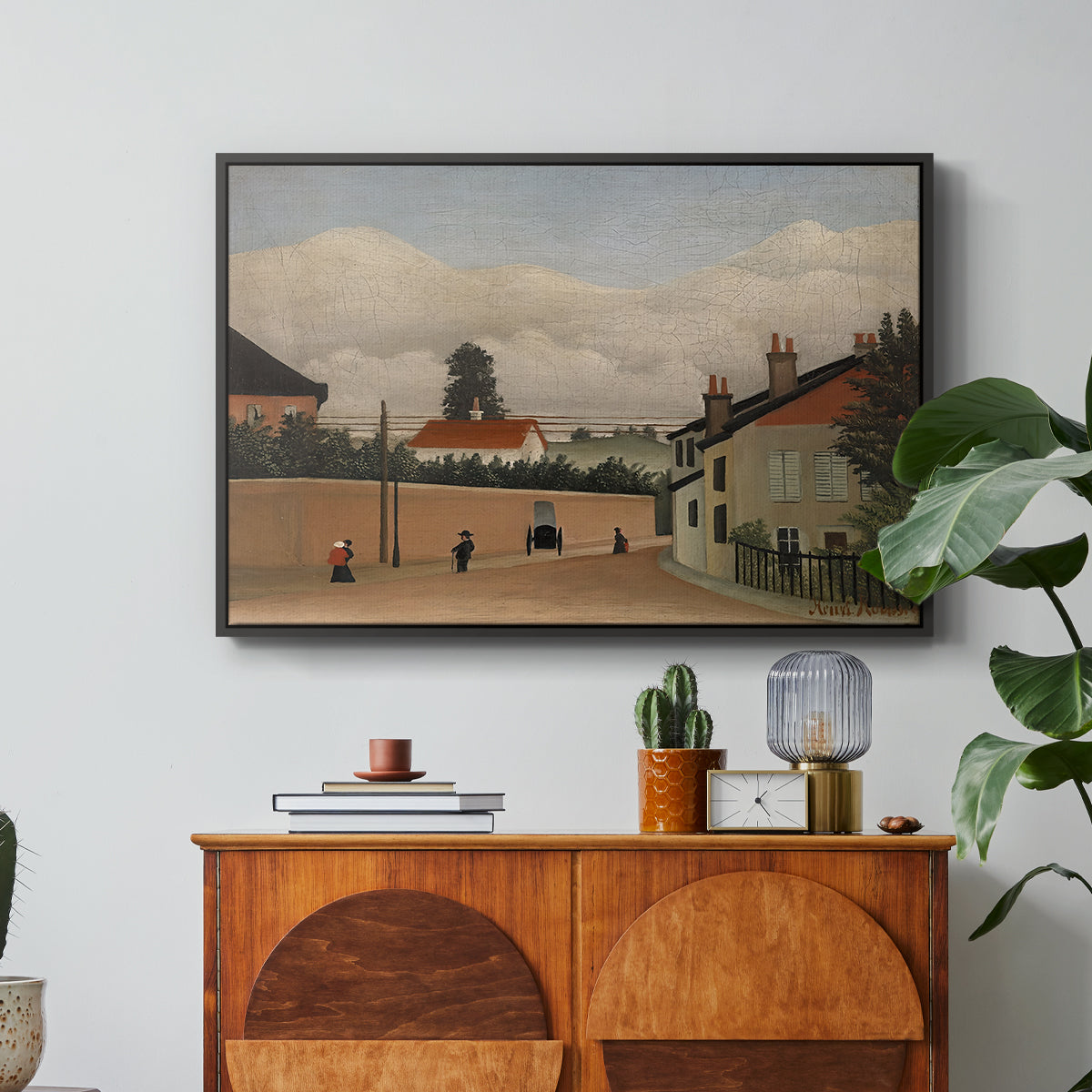 Outskirts of Paris, c. 1906-1910 - Floater Framed Canvas Print