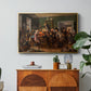 An Auction Scene, 1835 - Floater Framed Canvas Print