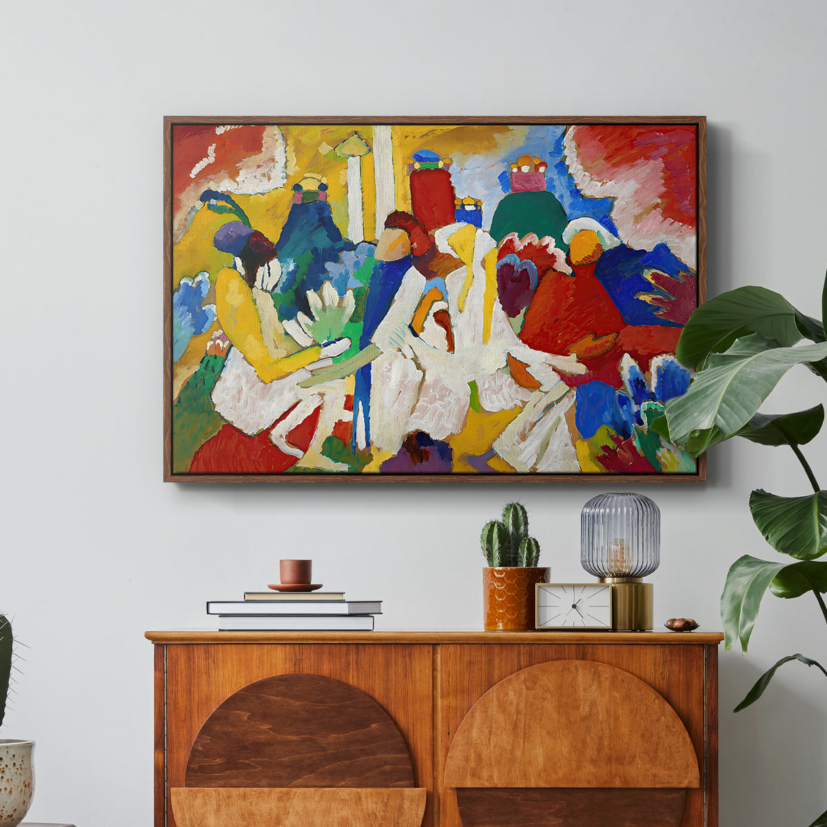 Oriental, 1909 - Floater Framed Canvas Print