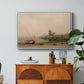 The Stranded Boat, 1863 - Floater Framed Canvas Print