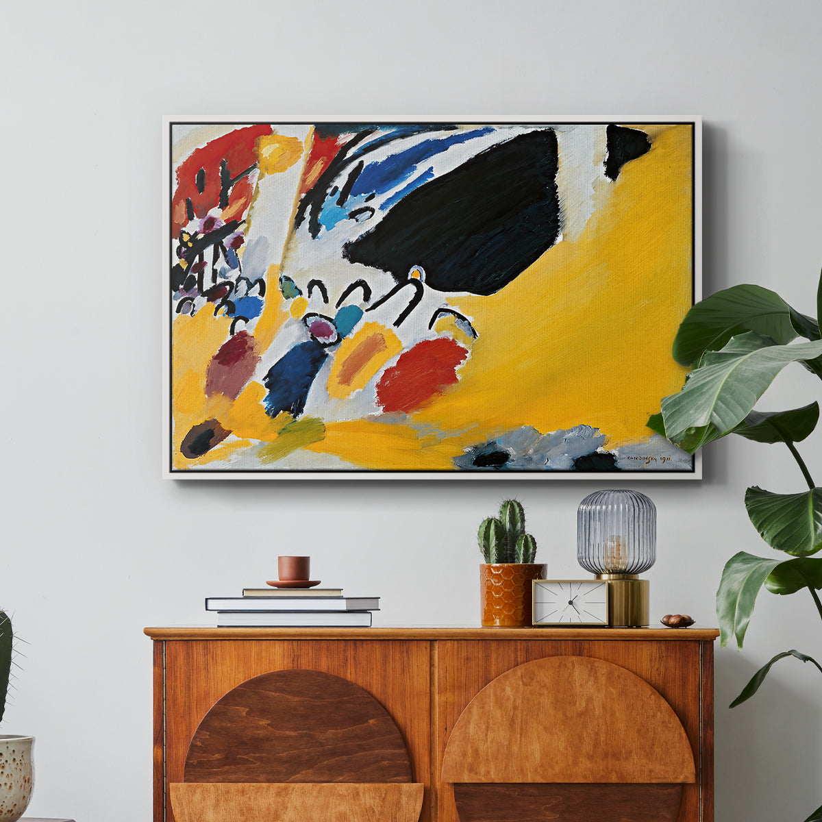 Impression III (Concert), 1911 - Floater Framed Canvas Print