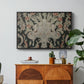 Hanging (Printed Textile), c. 18th Century - Floater Framed Canvas Print